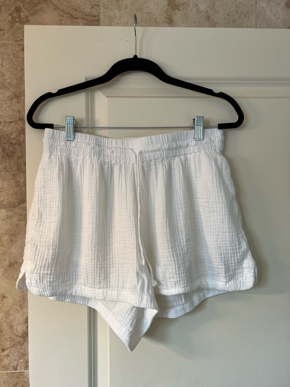 White Lounge Shorts